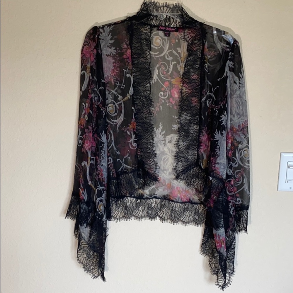 Betsey Johnson Shaw with sleeves. Medium
